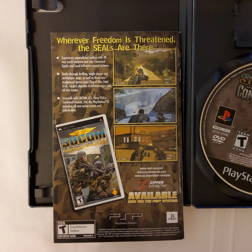 PS2 Socom U.S. Navy Seals Combined Assault